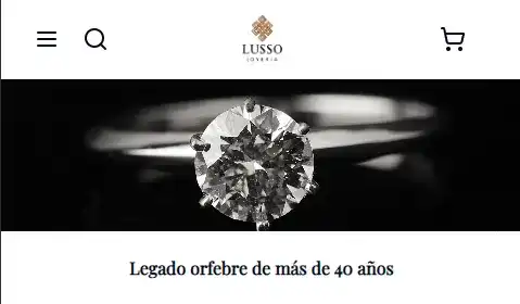 Captura de pantalla de Lusso Joyería